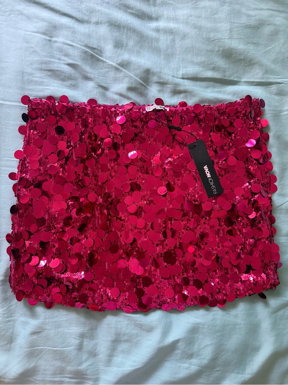Fashion Nova Britney sequenced mini skirt